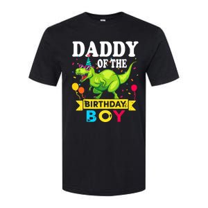 Daddy of the Birthday Boy T-Rex RAWR Dinosaur Birthday boy Softstyle CVC T-Shirt