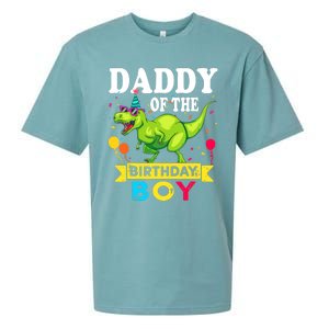 Daddy of the Birthday Boy T-Rex RAWR Dinosaur Birthday boy Sueded Cloud Jersey T-Shirt