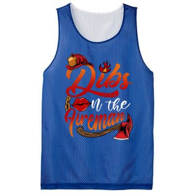 Dibs On The Fire Gift Cool Gift Mesh Reversible Basketball Jersey Tank