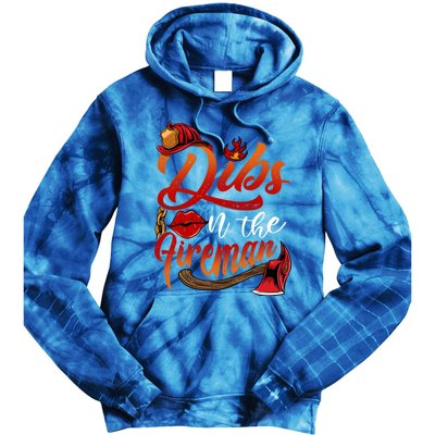 Dibs On The Fire Gift Cool Gift Tie Dye Hoodie