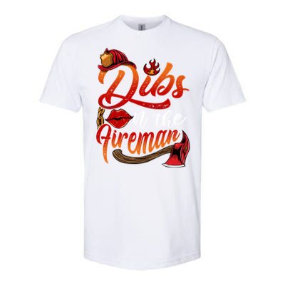 Dibs On The Fire Gift Cool Gift Softstyle CVC T-Shirt