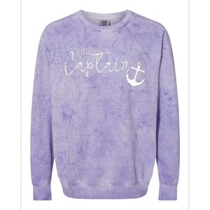 Dibs On The Captain Colorblast Crewneck Sweatshirt