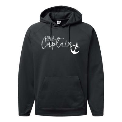 Dibs On The Captain Performance Fleece Hoodie