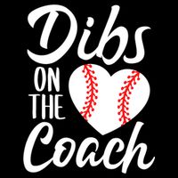 Dibs On The Coach Funny Baseball Heart Cute Mother's Day Sustainable Bucket Hat