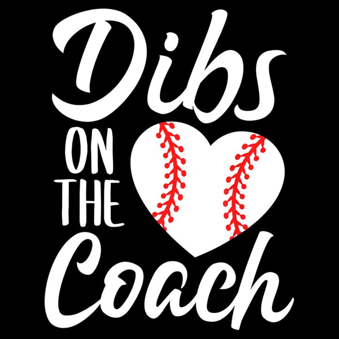 Dibs On The Coach Funny Baseball Heart Cute Mother's Day Sustainable Bucket Hat