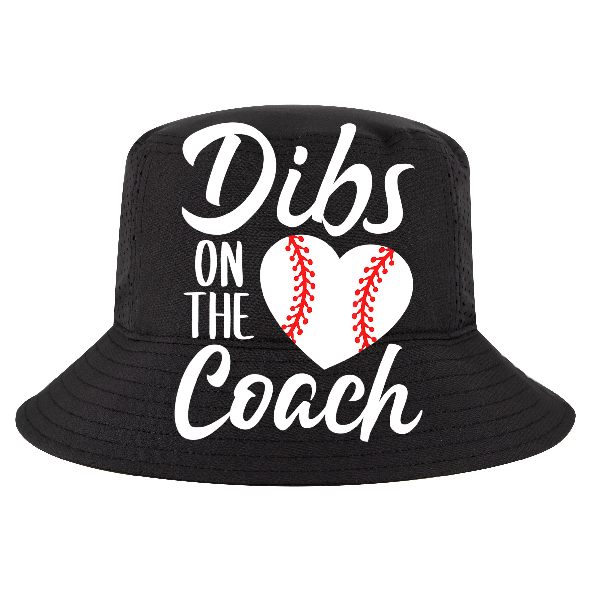 Dibs On The Coach Funny Baseball Heart Cute Mother's Day T-Shirt