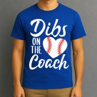 Dibs On The Coach Funny Baseball Heart Cute Mother's Day T-Shirt