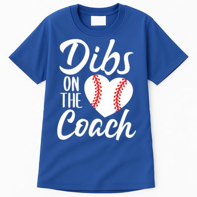 Dibs On The Coach Funny Baseball Heart Cute Mother's Day Tall T-Shirt