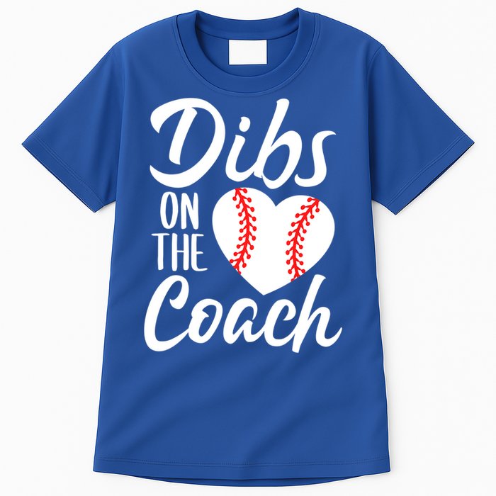 Dibs On The Coach Funny Baseball Heart Cute Mother's Day Tall T-Shirt