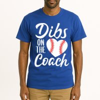 Dibs On The Coach Funny Baseball Heart Cute Mother's Day Tall T-Shirt