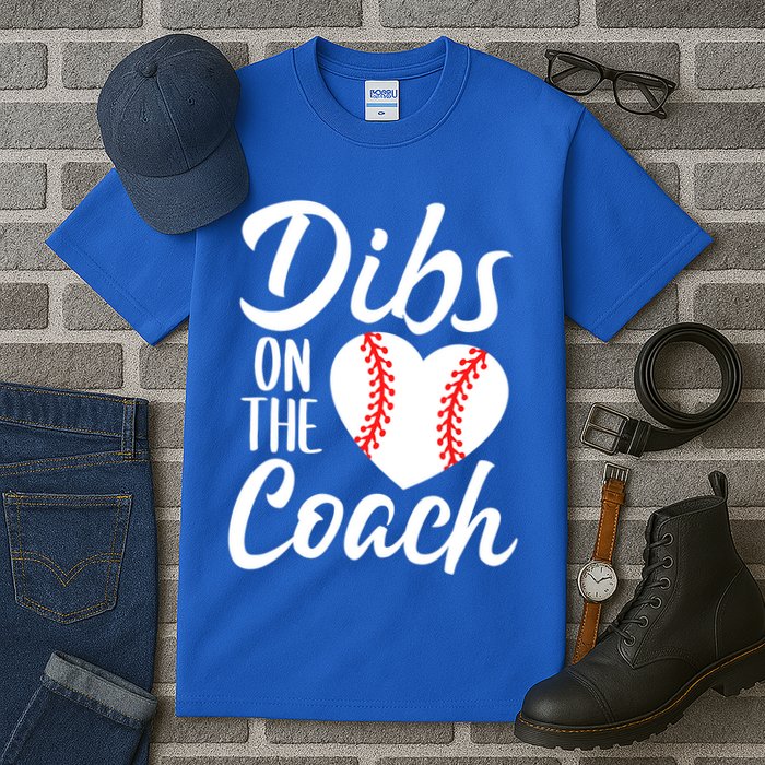 Dibs On The Coach Funny Baseball Heart Cute Mother's Day Tall T-Shirt