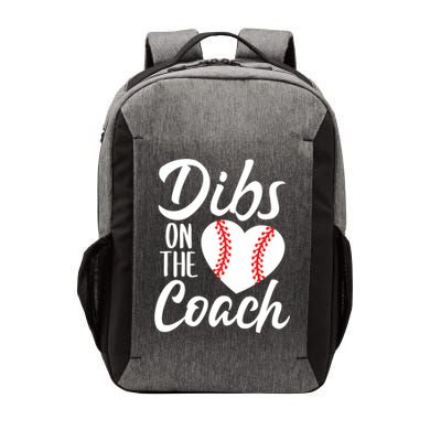 Dibs On The Coach Funny Baseball Heart Cute Mother's Day Vector Backpack