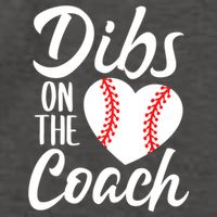 Dibs On The Coach Funny Baseball Heart Cute Mother's Day Vector Backpack