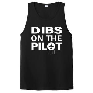 Dibs On The Pilot Funny Gift For Pilot Wife Pilot Friend Gift PosiCharge Competitor Tank