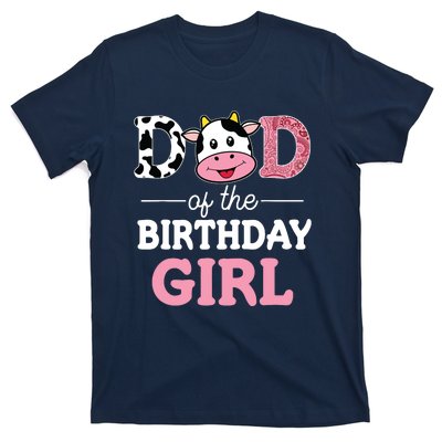 Dad Of The Birthday Farm Cow 1st T-Shirt