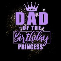 Dad Of The Birthday Princess Cooling Performance Crew T-Shirt