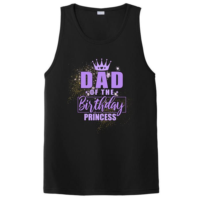 Dad Of The Birthday Princess PosiCharge Competitor Tank