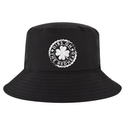 Dibs On The Redhead Retro Clovers St Patricks Day Drinking Cool Comfort Performance Bucket Hat