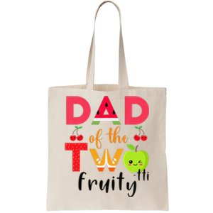 Dad Of the Twotti Frutti 2nd Birthday Party Fruit Themed Tote Bag