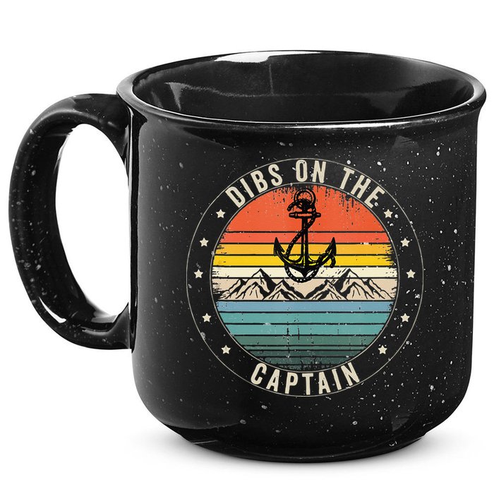 Dibs On The Captain 15oz Campfire Ceramic Mug