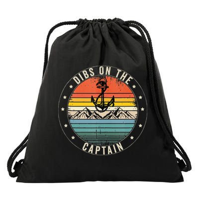 Dibs On The Captain Drawstring Bag