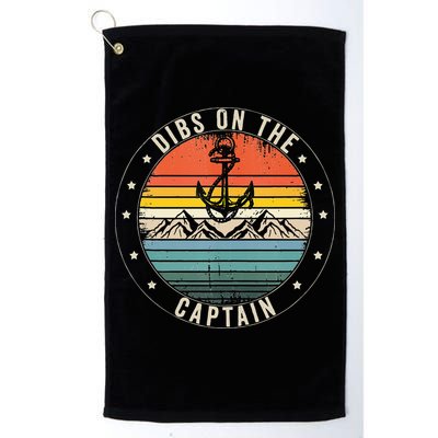 Dibs On The Captain Golf Towel