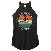 Dibs On The Captain Women's Perfect Tri Rocker Tank