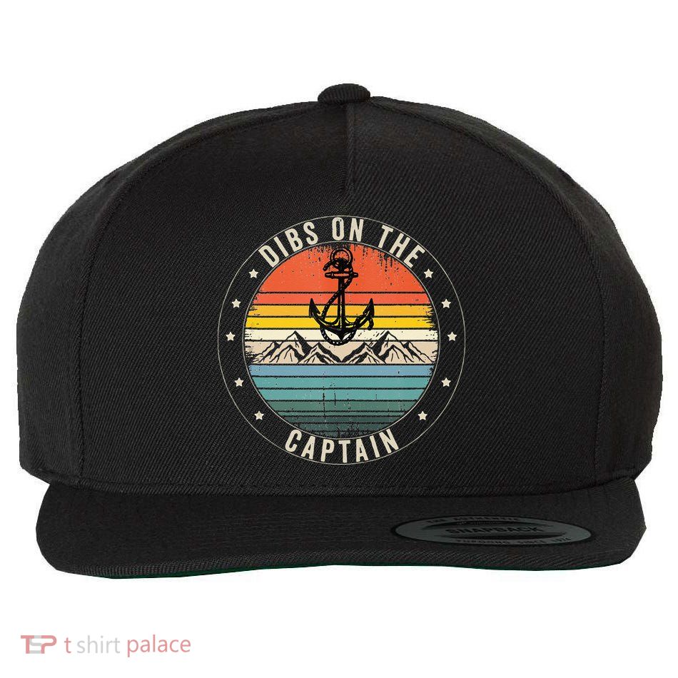Dibs On The Captain Wool Snapback Cap