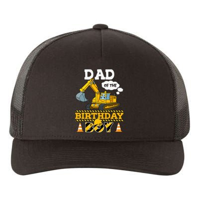 Dad Of The Birthday Boy Construction 1st Birthday Party Yupoong Adult 5-Panel Trucker Hat