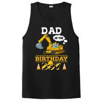 Dad Of The Birthday Boy Construction 1st Birthday Party PosiCharge Competitor Tank