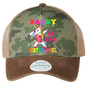 Daddy of the Birthday Princess Dabbing Unicorn Legacy Tie Dye Trucker Hat