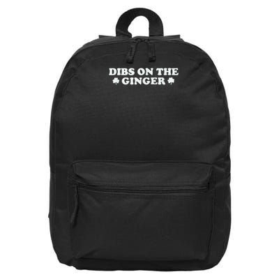 Dibs On The Ginger 16 in Basic Backpack