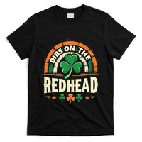 Dibs On The Redhead – Funny St. Patrick’S Day Drinking Design T-Shirt
