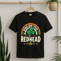 Dibs On The Redhead – Funny St. Patrick’S Day Drinking Design T-Shirt