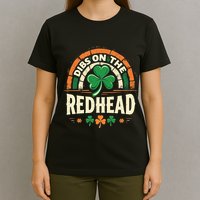Dibs On The Redhead – Funny St. Patrick’S Day Drinking Design T-Shirt