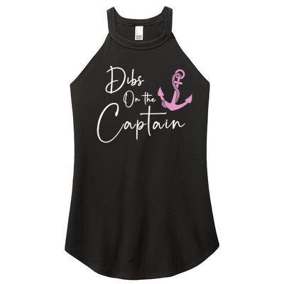 Dibs On The Captain Women’s Perfect Tri Rocker Tank