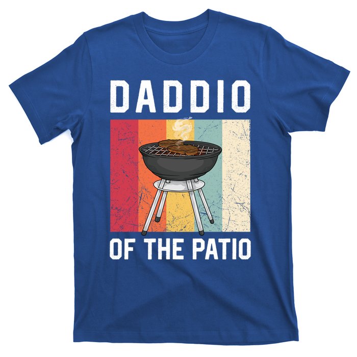 Daddio Of The Patio Funny Barbecue Bbq Fathers Day Grill Gift T-Shirt