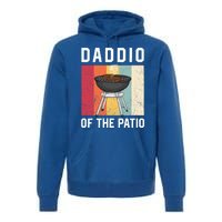 Daddio Of The Patio Funny Barbecue Bbq Fathers Day Grill Gift Premium Hoodie