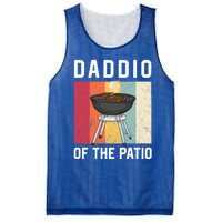 Daddio Of The Patio Funny Barbecue Bbq Fathers Day Grill Gift Mesh Reversible Basketball Jersey Tank