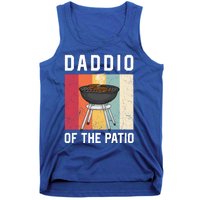 Daddio Of The Patio Funny Barbecue Bbq Fathers Day Grill Gift Tank Top