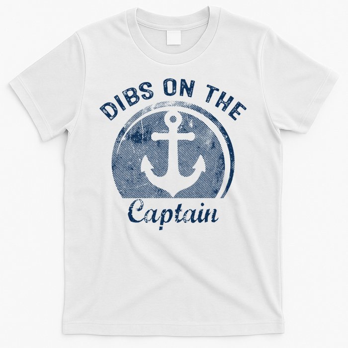 Dibs On The Captain Funny Boating Captain Wife T-Shirt