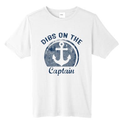 Dibs On The Captain Funny Boating Captain Wife Tall Fusion ChromaSoft Performance T-Shirt