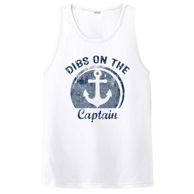 Dibs On The Captain Funny Boating Captain Wife PosiCharge Competitor Tank