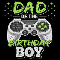 Dad Of The Birthday Boy Matching Video Gamer Birthday Party Cooling Performance Crew T-Shirt