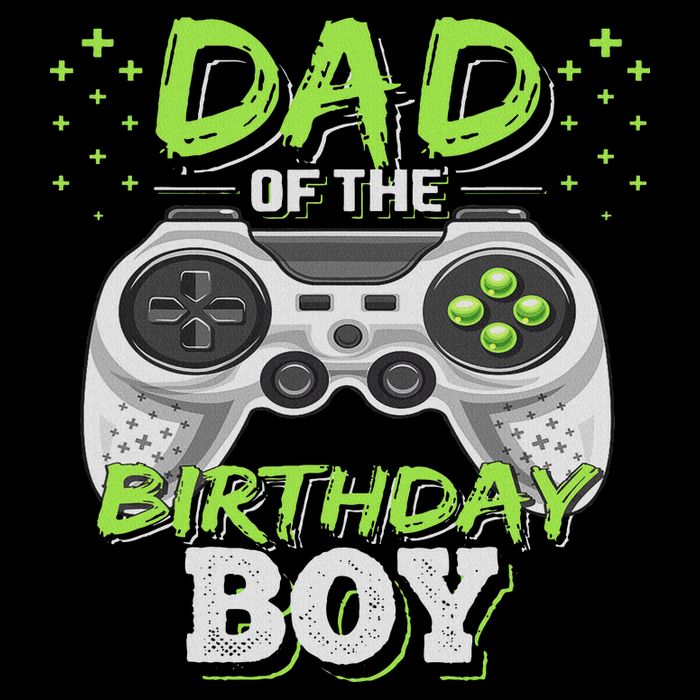 Dad Of The Birthday Boy Matching Video Gamer Birthday Party Cooling Performance Crew T-Shirt
