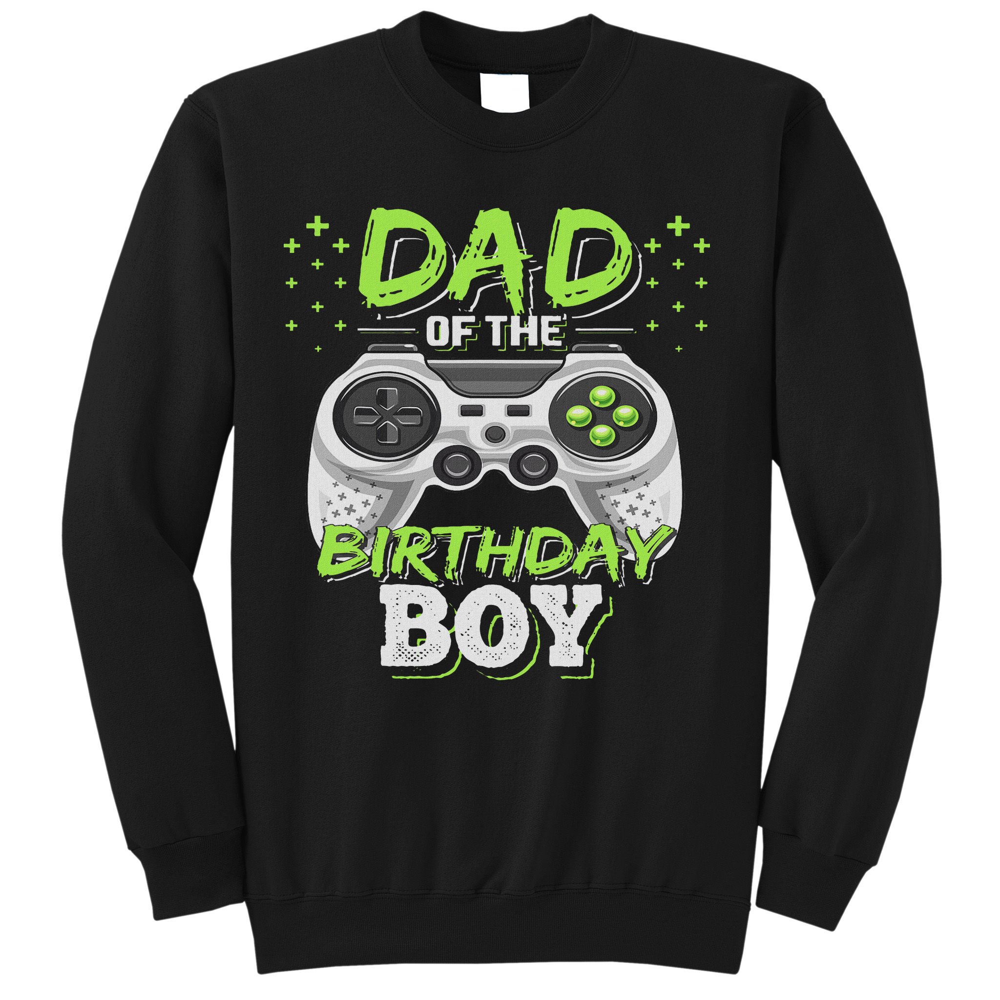 Dad Of The Birthday Boy Matching Video Gamer Birthday Party Sweatshirt