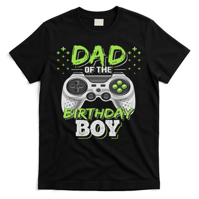 Dad Of The Birthday Boy Matching Video Gamer Birthday Party T-Shirt