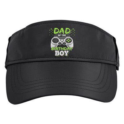 Dad Of The Birthday Boy Matching Video Gamer Birthday Party Adult Drive Performance Visor