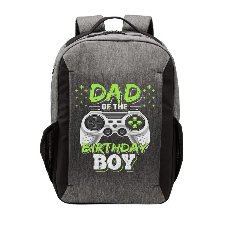 Dad Of The Birthday Boy Matching Video Gamer Birthday Party Vector Backpack