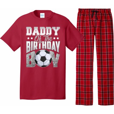 Daddy Of The Birthday Boy Soccer Player Bday Celebration Pajama Set